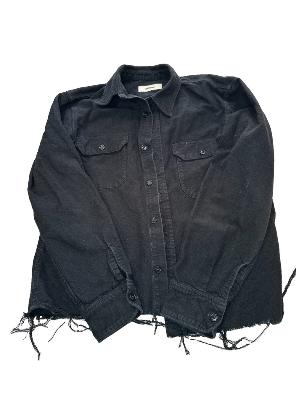 Buck Mason Black Shirt Jacket